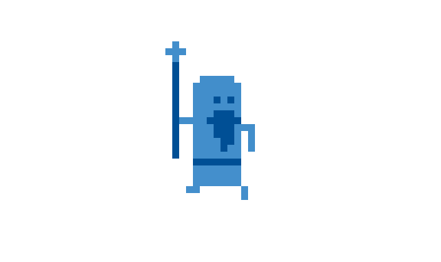 убогий дед с палкой