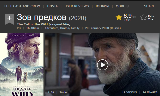 Рейтинг IMDb