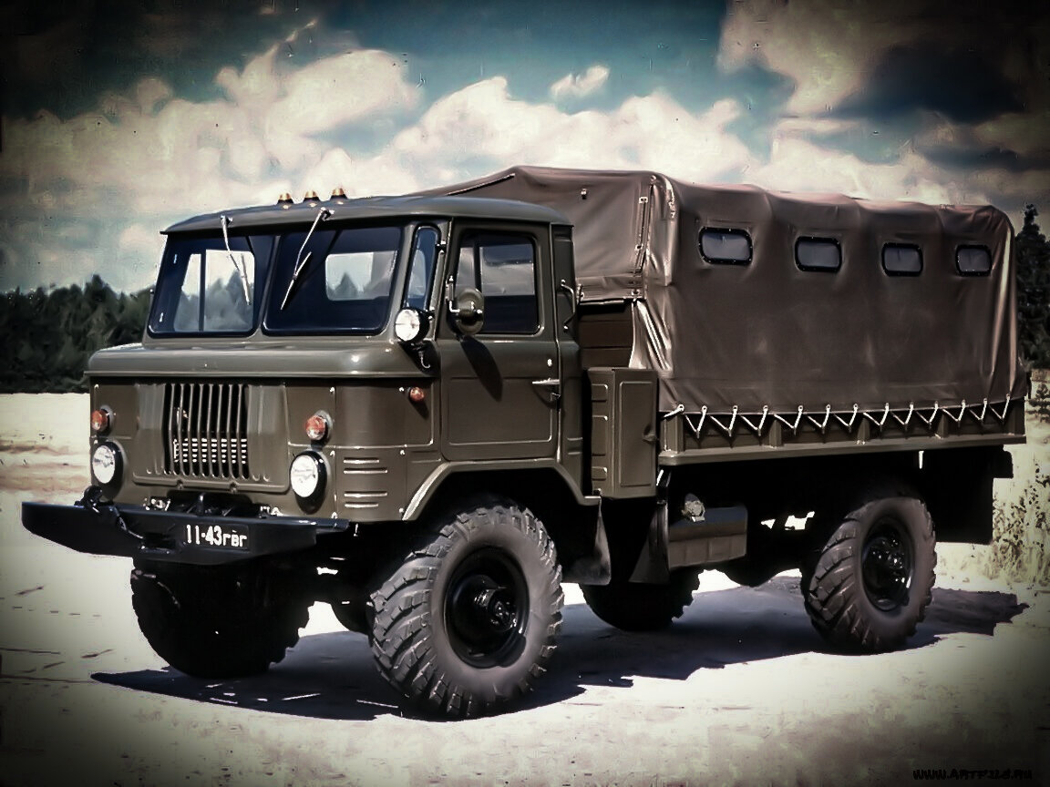 Армейский тентованый борт.