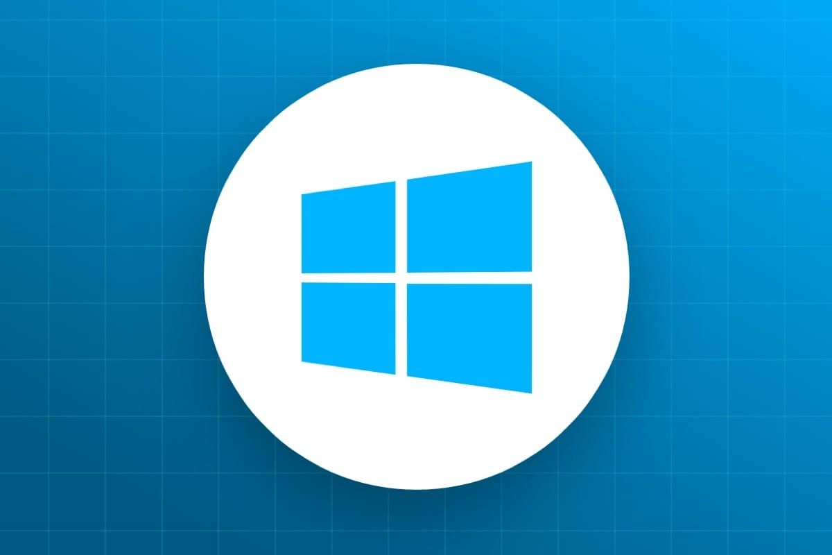 Пользовательская интерпретация логотипа Windows 10.