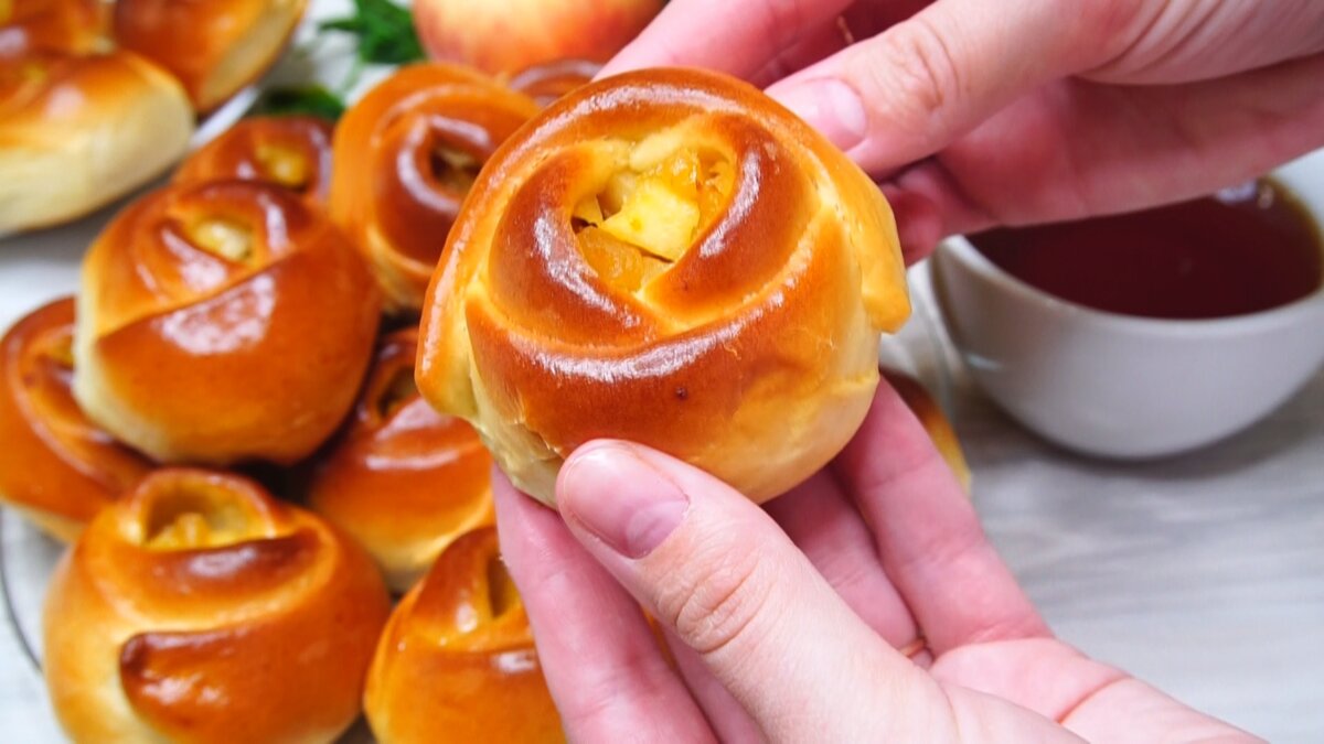 фотография из статьи от 4 мая 2020 Булочки  с начинкой