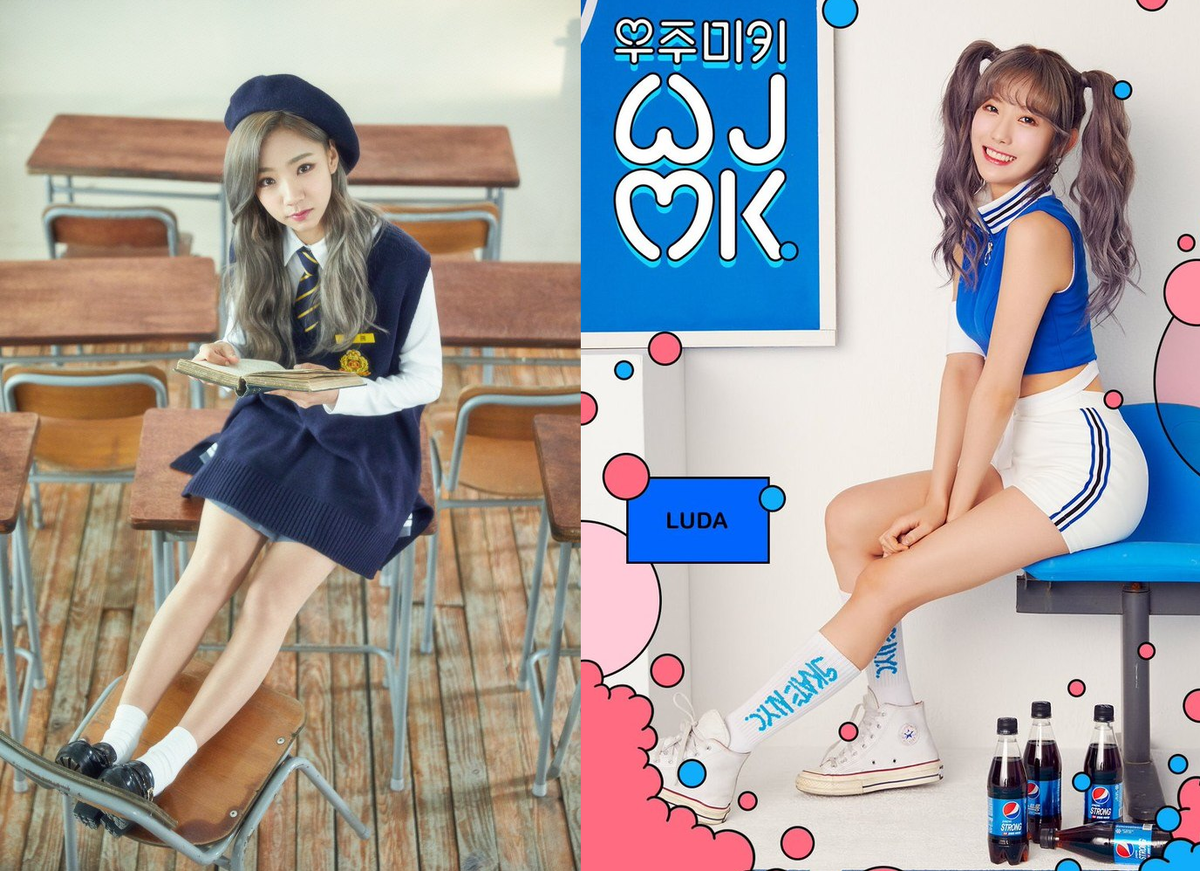 Ёрым слева, Луда справа