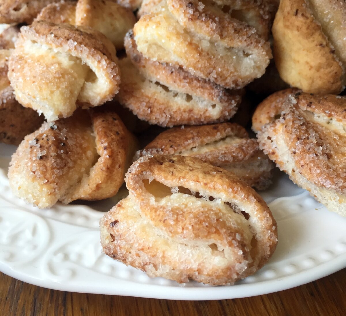 Печенье из творога в духовке мягкое посыпанное сахаром рецепт с фото