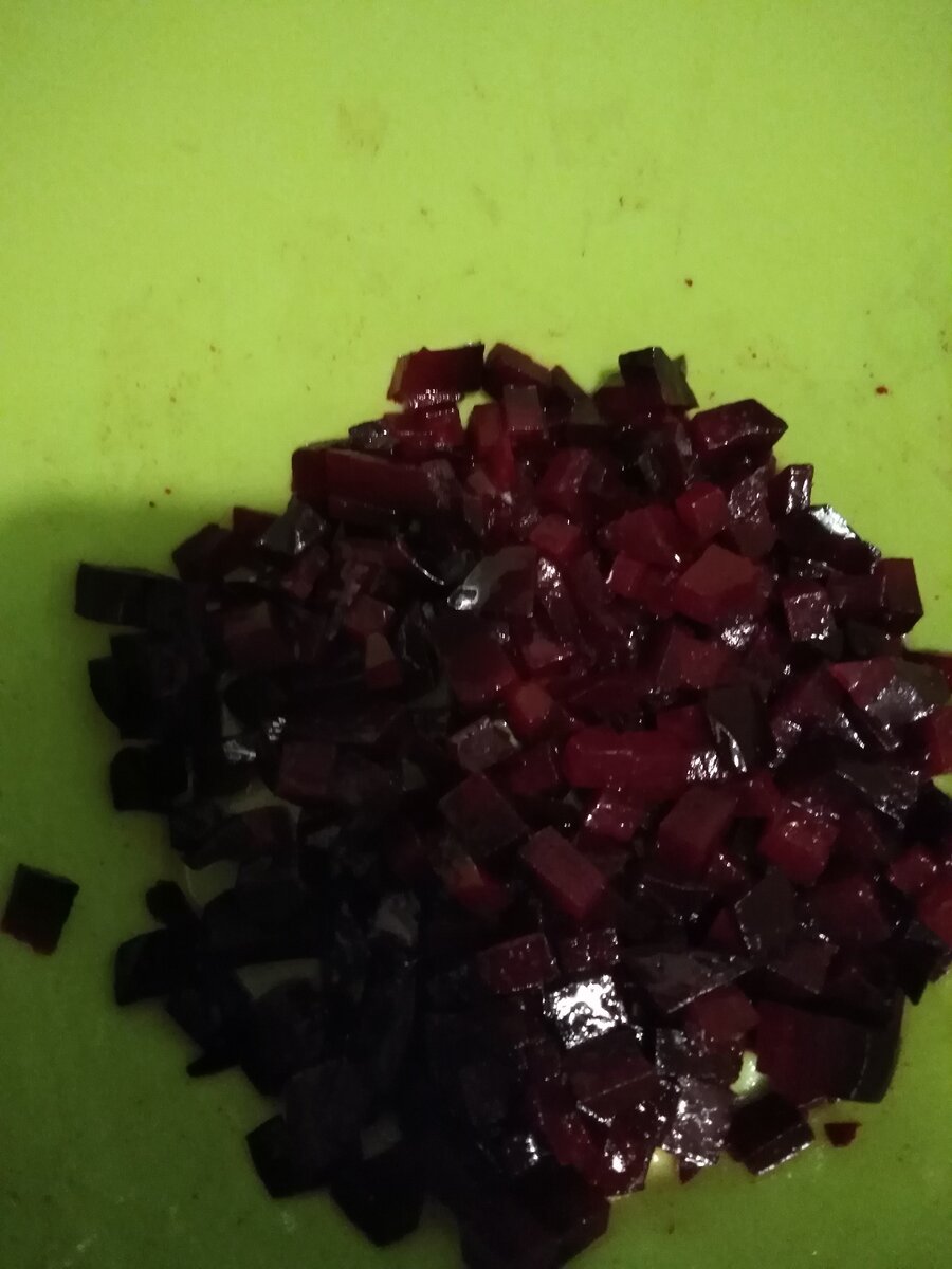 свеклу полить маслом.