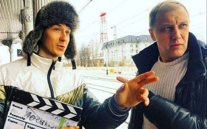 Сергей со старшим сыном Глебом.