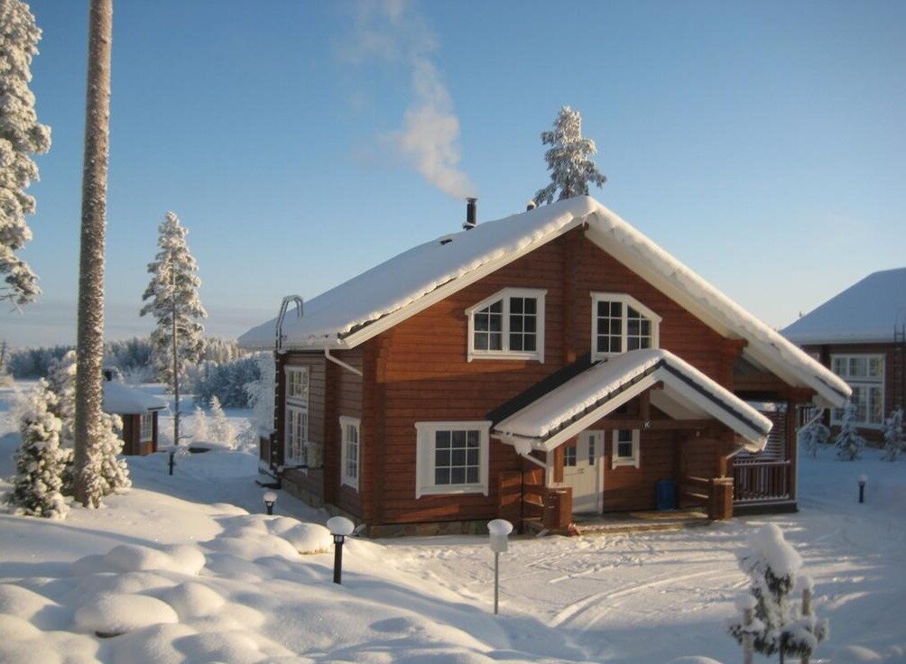 Зимний загородный дом