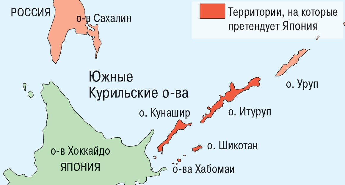 Япония объявила Южные Курилы оккупированной территорией