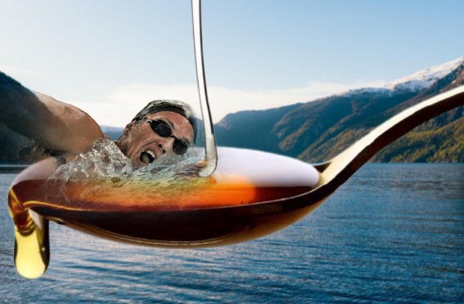 Пловец в сиропе