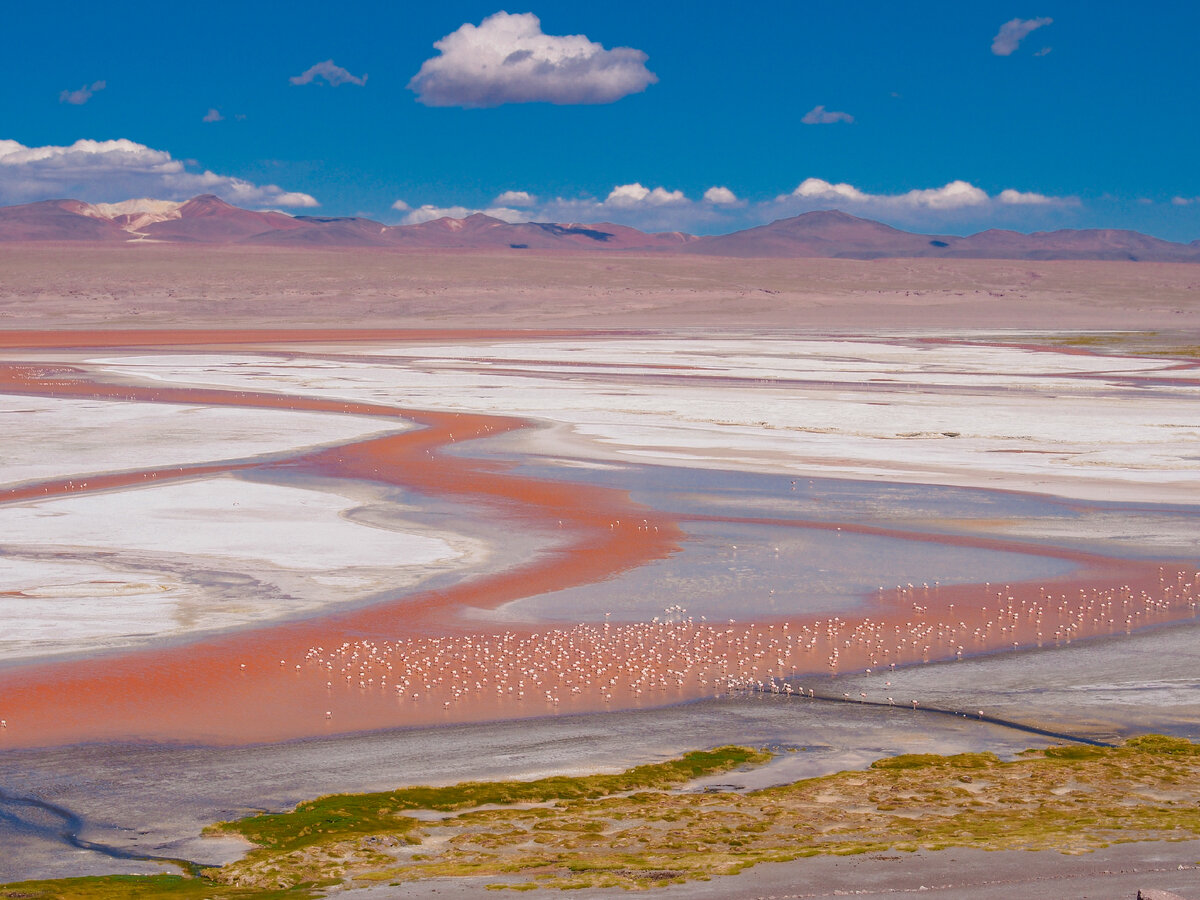 Вид на лагуну сверху