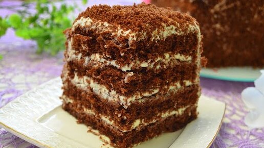 Простой и Быстрый в приготовлении ШОКОЛАДНЫЙ ТРЮФЕЛЬНЫЙ ТОРТ ✧ Chocolate Cake Recipe ✧