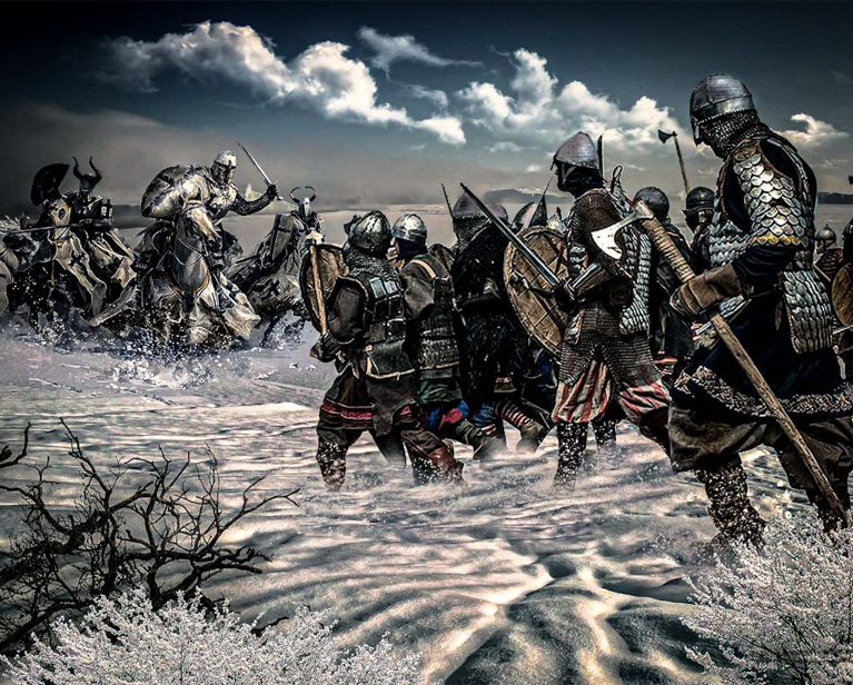 Ледовое побоище. Фото взято из открытых источников.