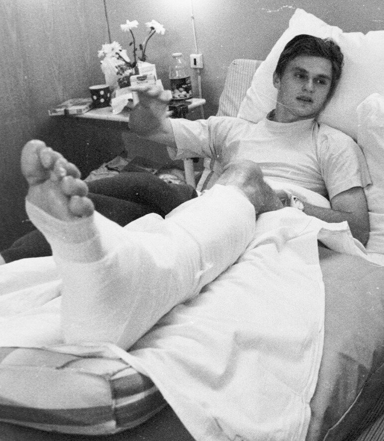 Юрий Тишков после травмы. Фото Александр Федоров, «СЭ»  