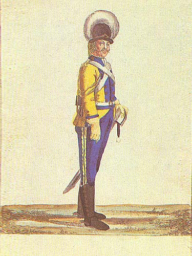 Х.-Г. Гейслер (1770-1844) Кирасир 1780- начала 1790-х годов