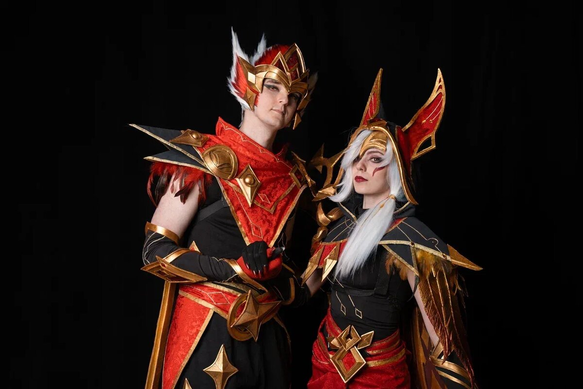 Шая и Рэйкан из Арканы — косплей. Сеттинг: League of Legends. Косплеер Рэйкана: Machinae. Косплеер Шаи: VITALLIYANA. Фотограф: Руслан Фетисов   📷