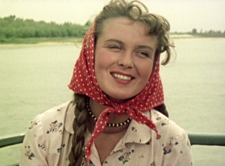 Изольда Извицкая в фильме "Доброе утро" (1955)