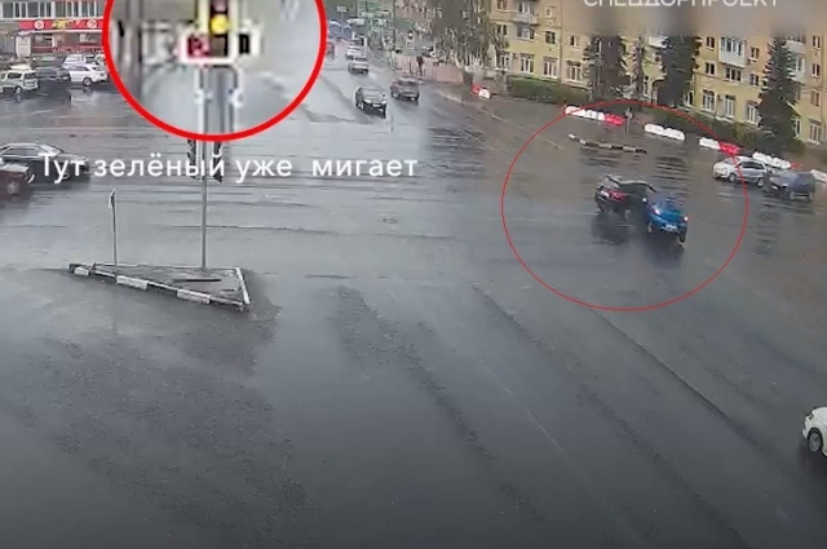    В компании «СпецДорПроект» предоставили видео ДТП на Капошвара в Твери