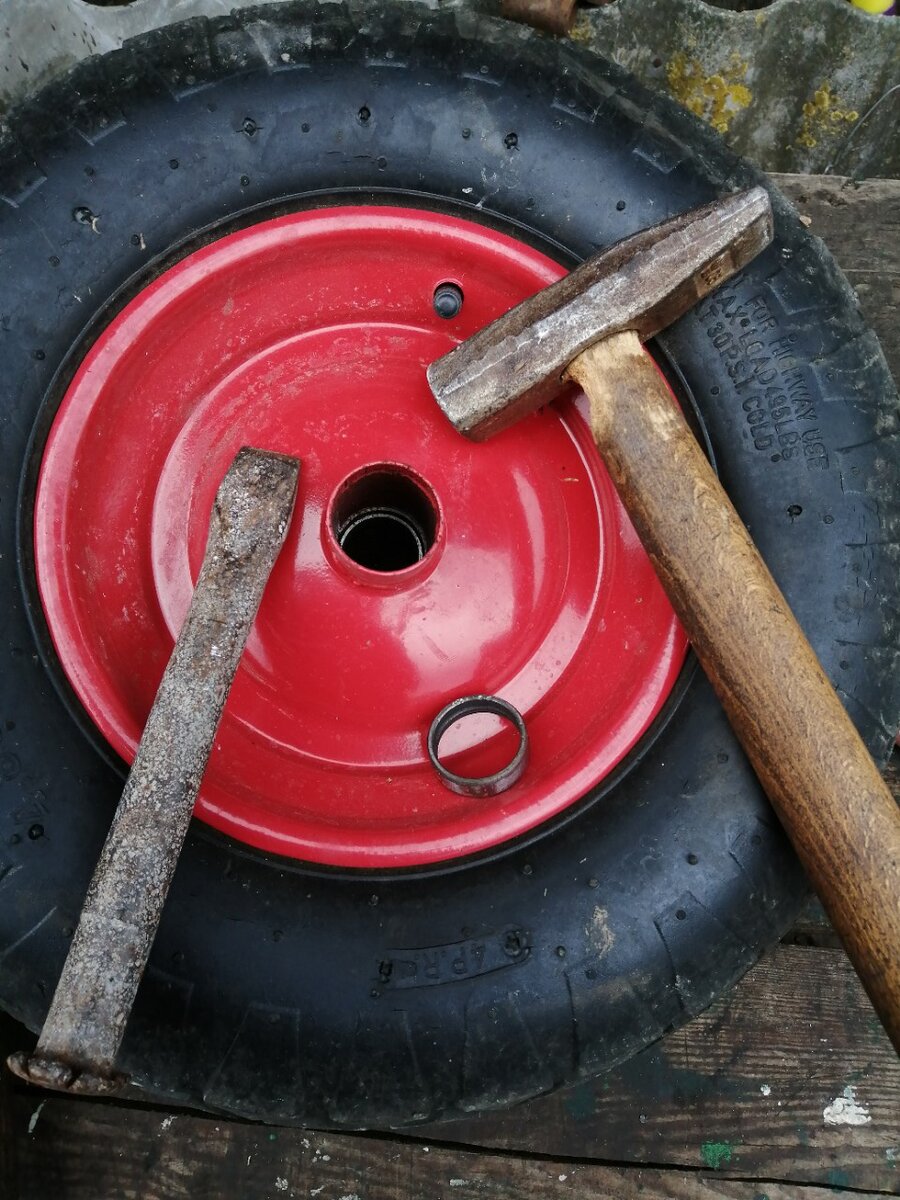 Выбила остатки. Фото автора