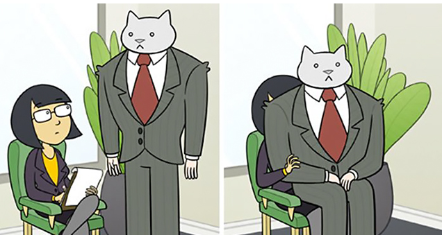 If a cat was your boss.