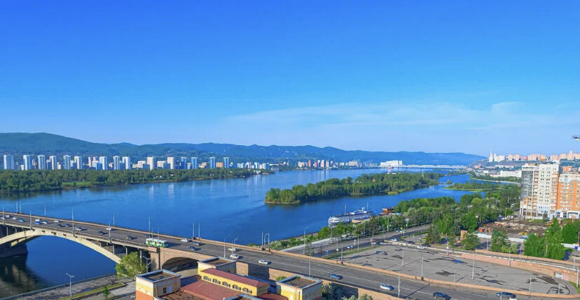 набережная Енисея 