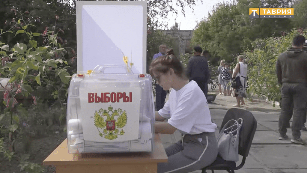  18-летняя жительница села Новотроицкое рассказала о своем первом голосовании - Таврия ТВ - Херсон