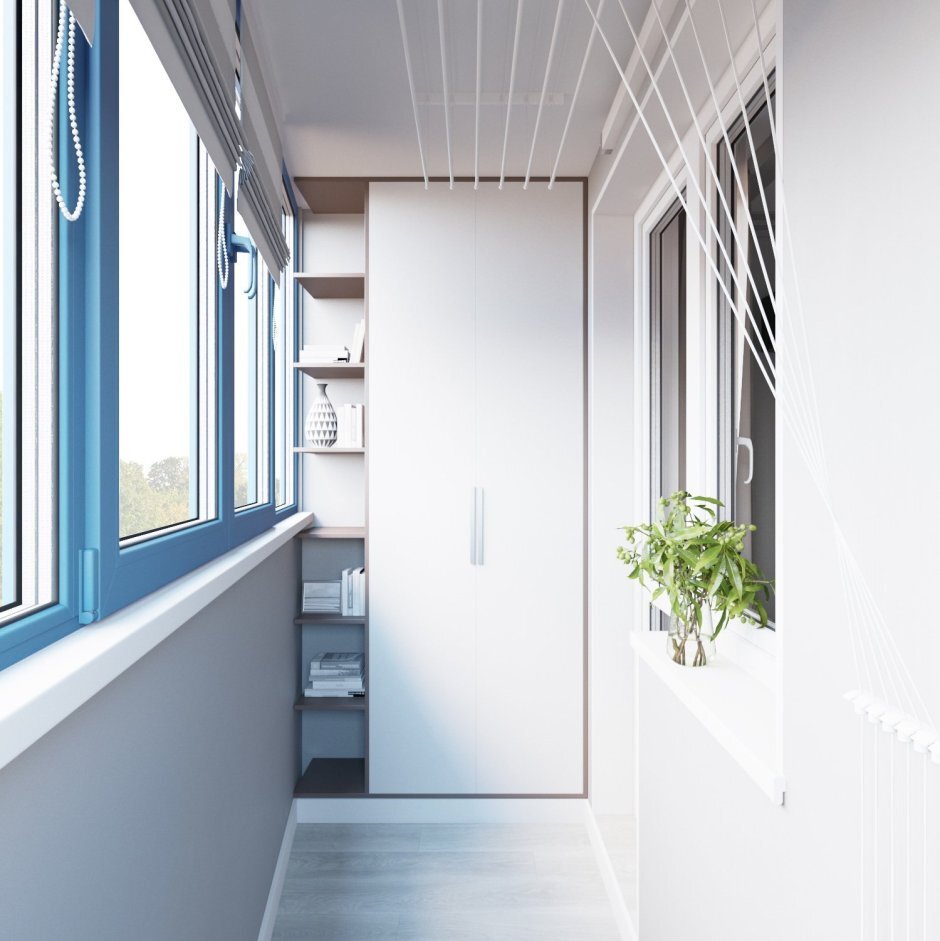 Современный дизайн балконов в панельном доме