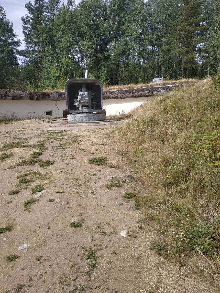 Красная горка сейчас. Орудие уже не то, что стояло в те годы... Фото БИТ, 2023