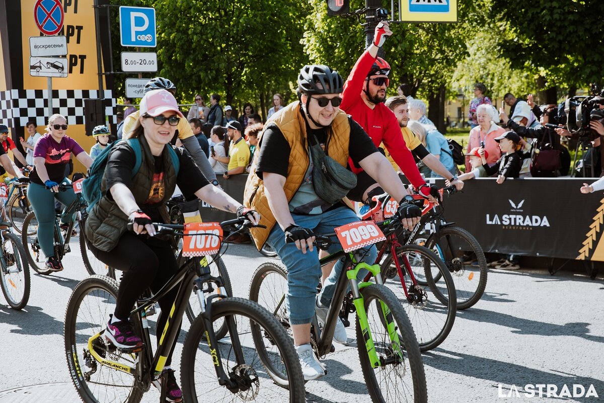 Велогонка LaStrada в Санкт-Петербурге 17 сентября 2023