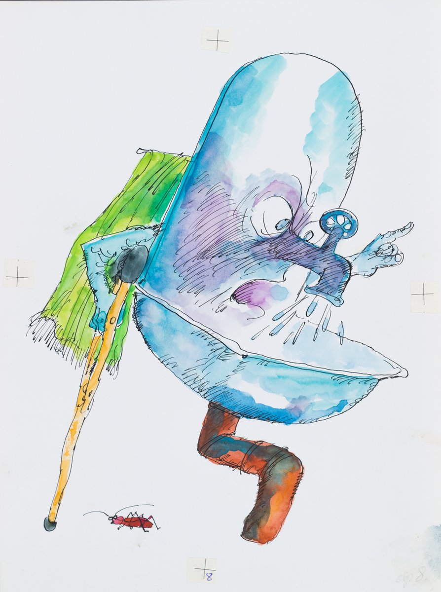 Владимир Гальдяев, 1996 бумага, акварель, гуашь, тушь