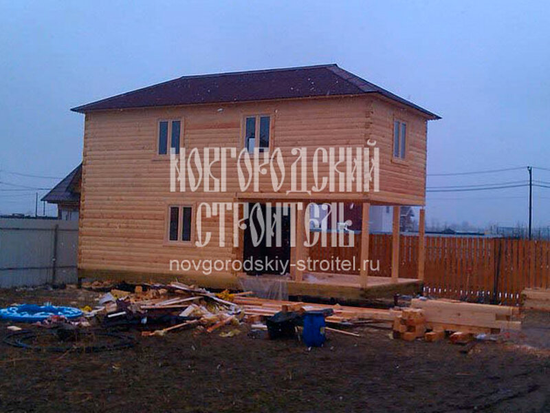 Почти готовая постройка - не закончена внутренняя отделка и веранда