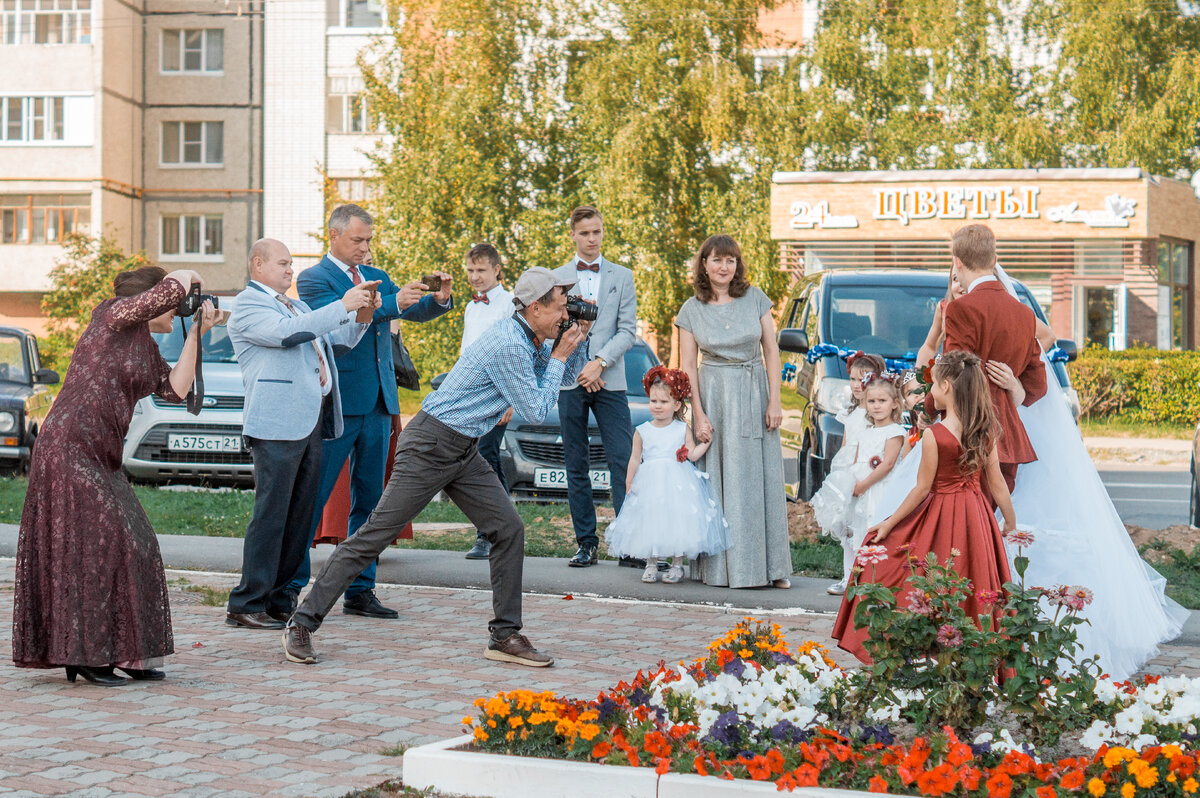 Современная свадьба. Фото автора.