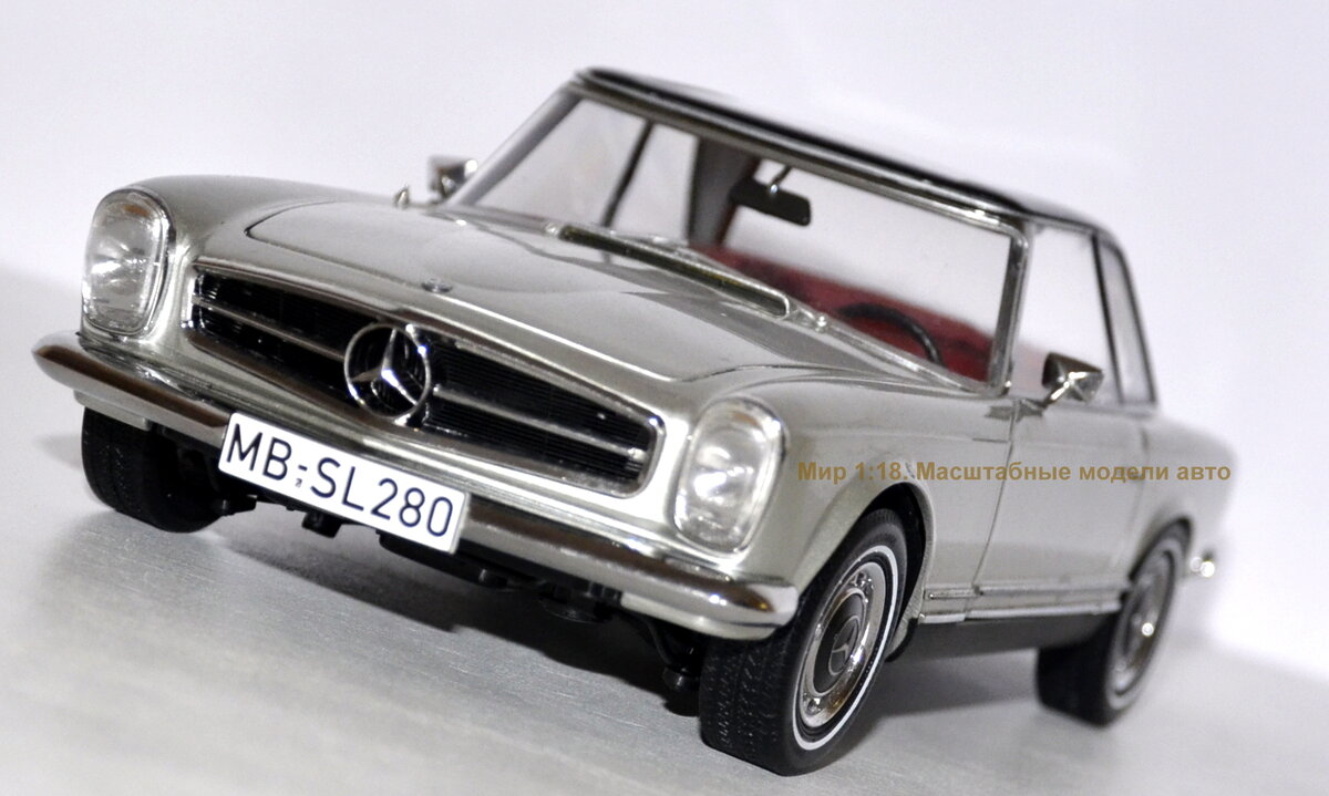 МегаРаритет Mercedes 280SL W113 1968 в масштабе 1/18 от компании Schuco |  Мир 1:18. Масштабные модели авто | Дзен