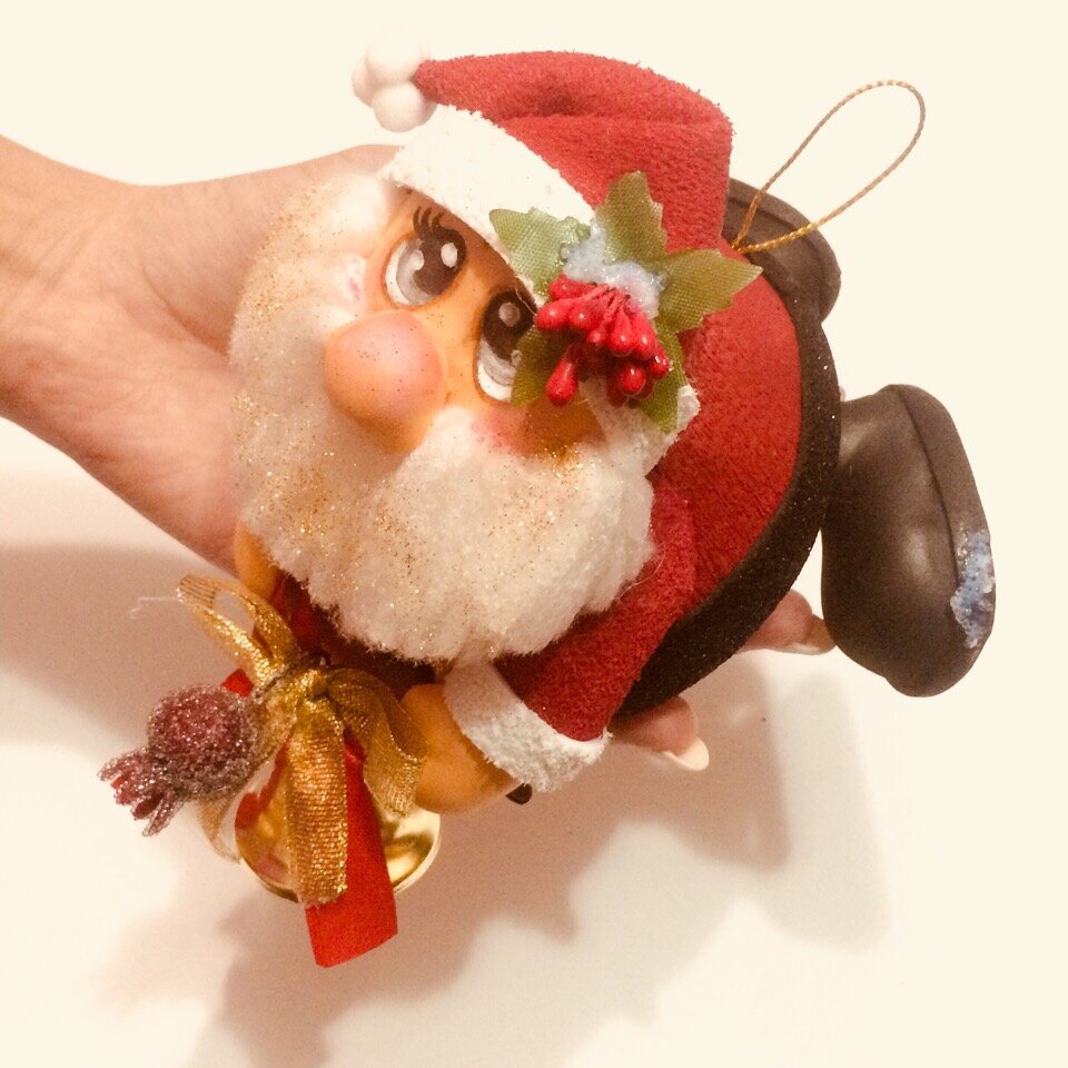 санта из фоамирана