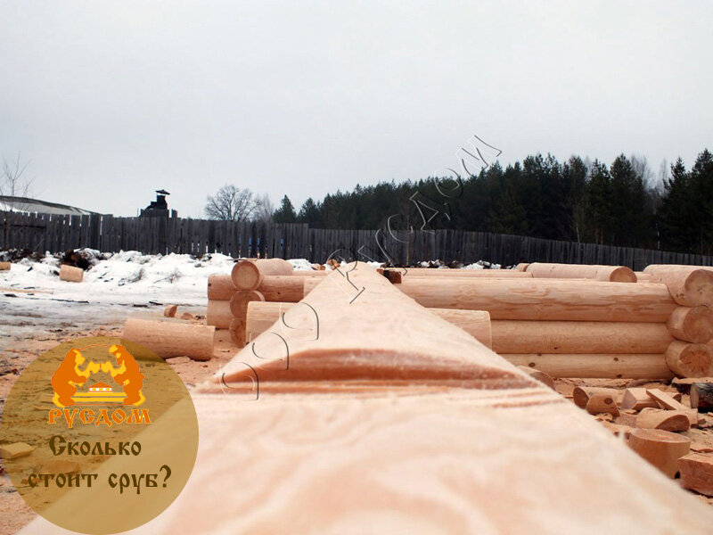 Бревно сруба 12 метров