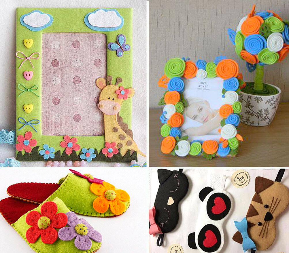 10 идей из фетра для декора детской комнаты