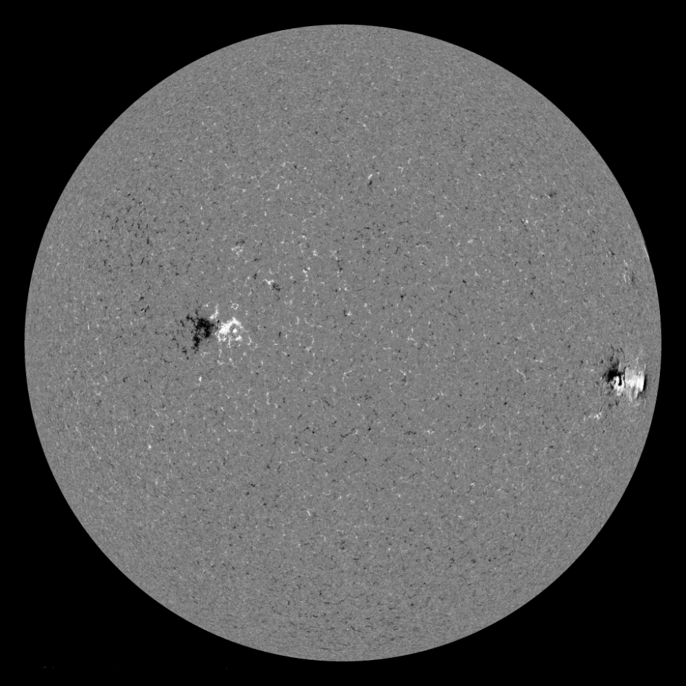 Магнитограмма Солнца. Фото: https://pin.it/plpxuxteaqz6t6