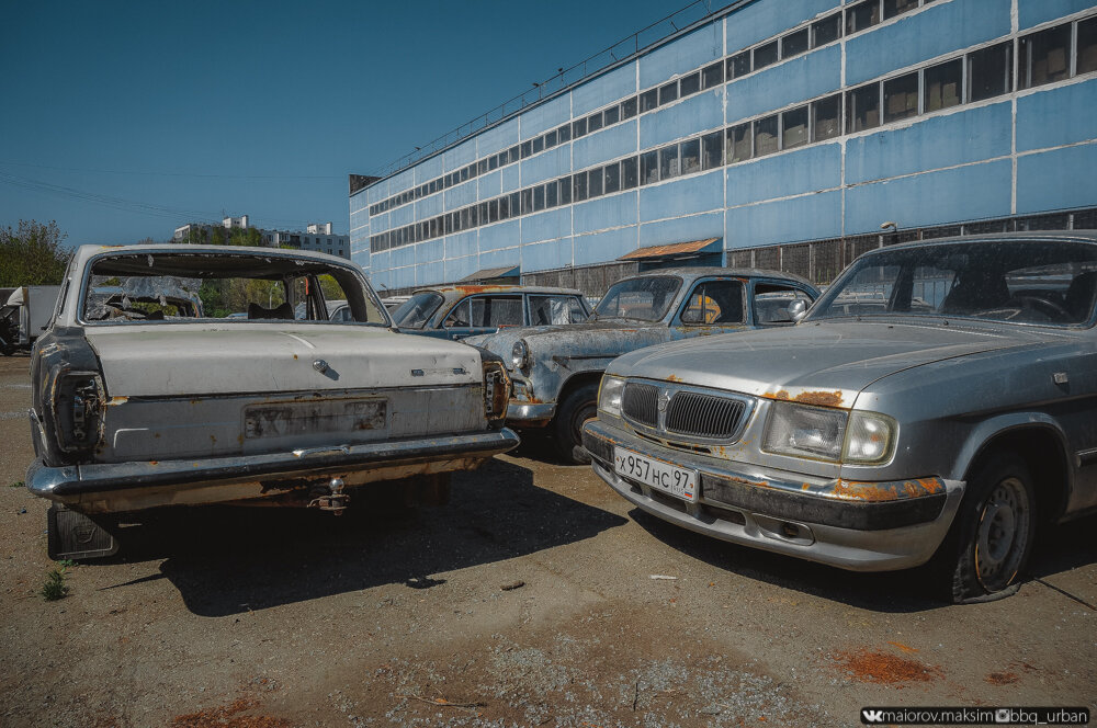 Парень собрал больше сотни старых машин и бросил на окраине Москвы!