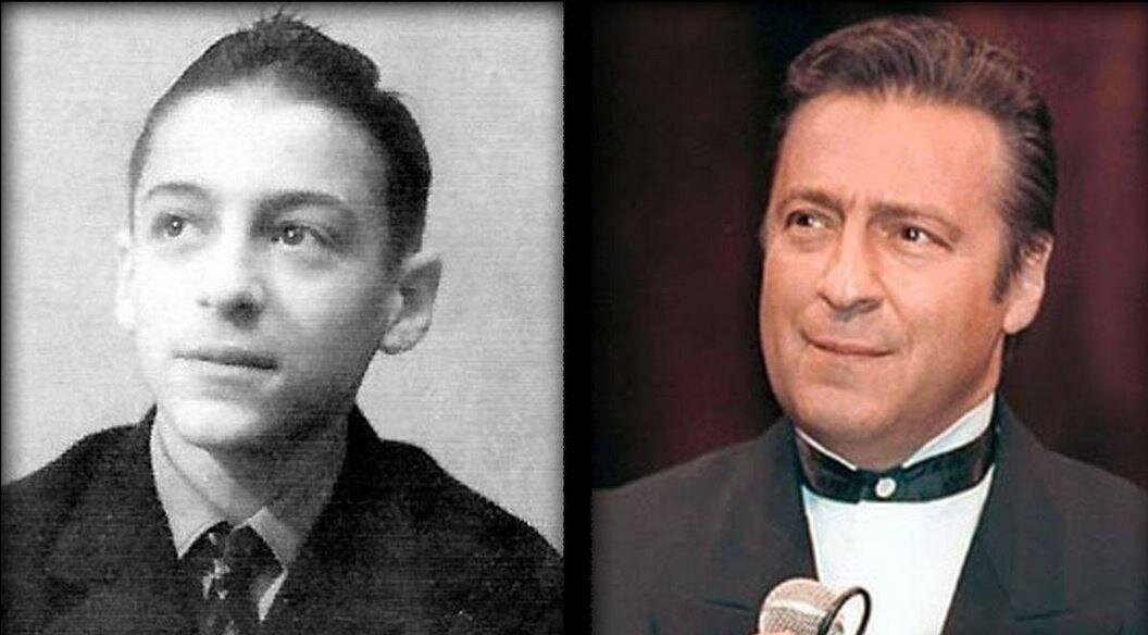 Детское и взрослое фото артиста