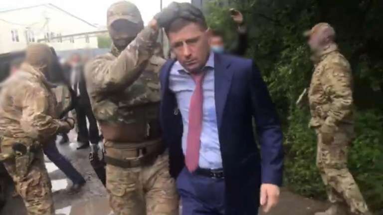 кадры задержание Губернатора Хабаровского края. 