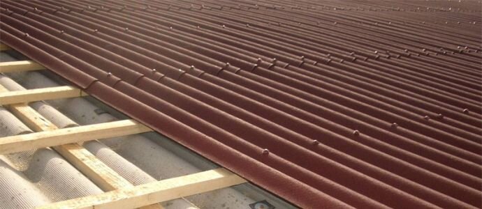 Кровля из волнистых битумных листов Ондулина
