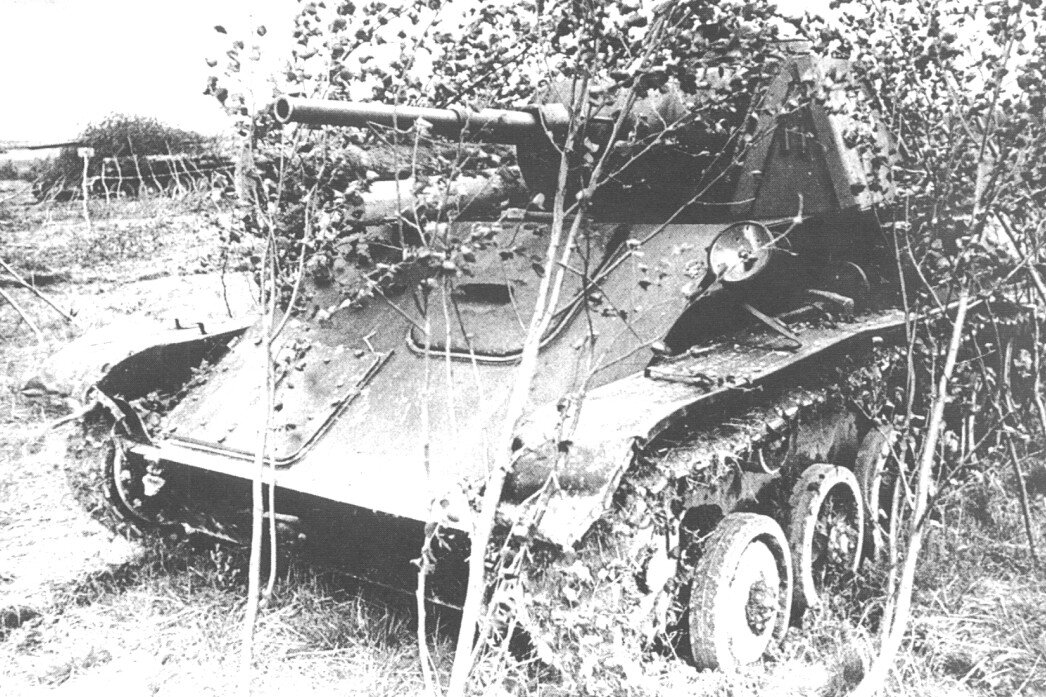 Т-70 в засаде. Воронежский фронт, 1943 г. Источник: war-book.ru
