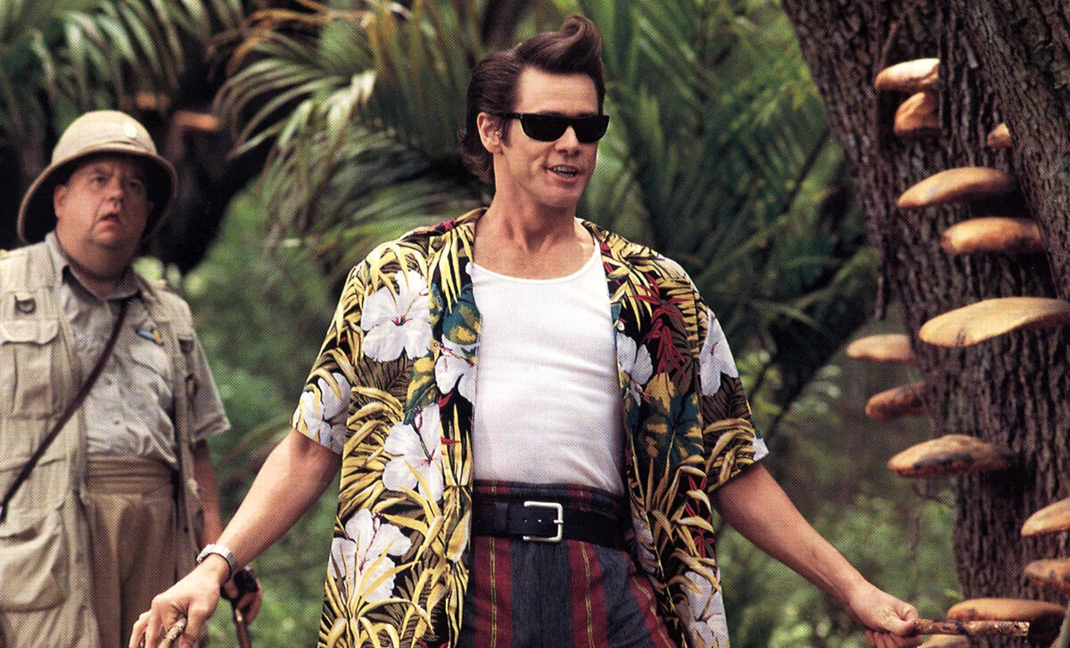 Кадр из фильма Эйс Вентура: Розыск домашних животных.