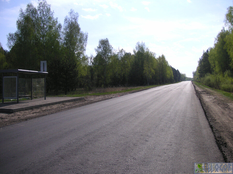 Дорога в сторону города Суворов