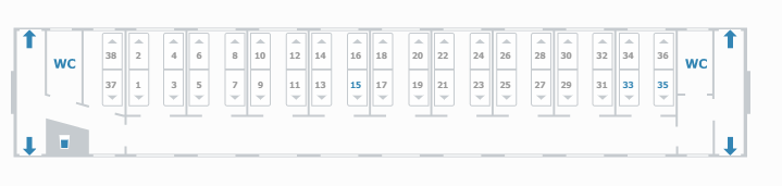 37 и 38 место: в каких поездах еще остались эти прекрасные двухместные купе