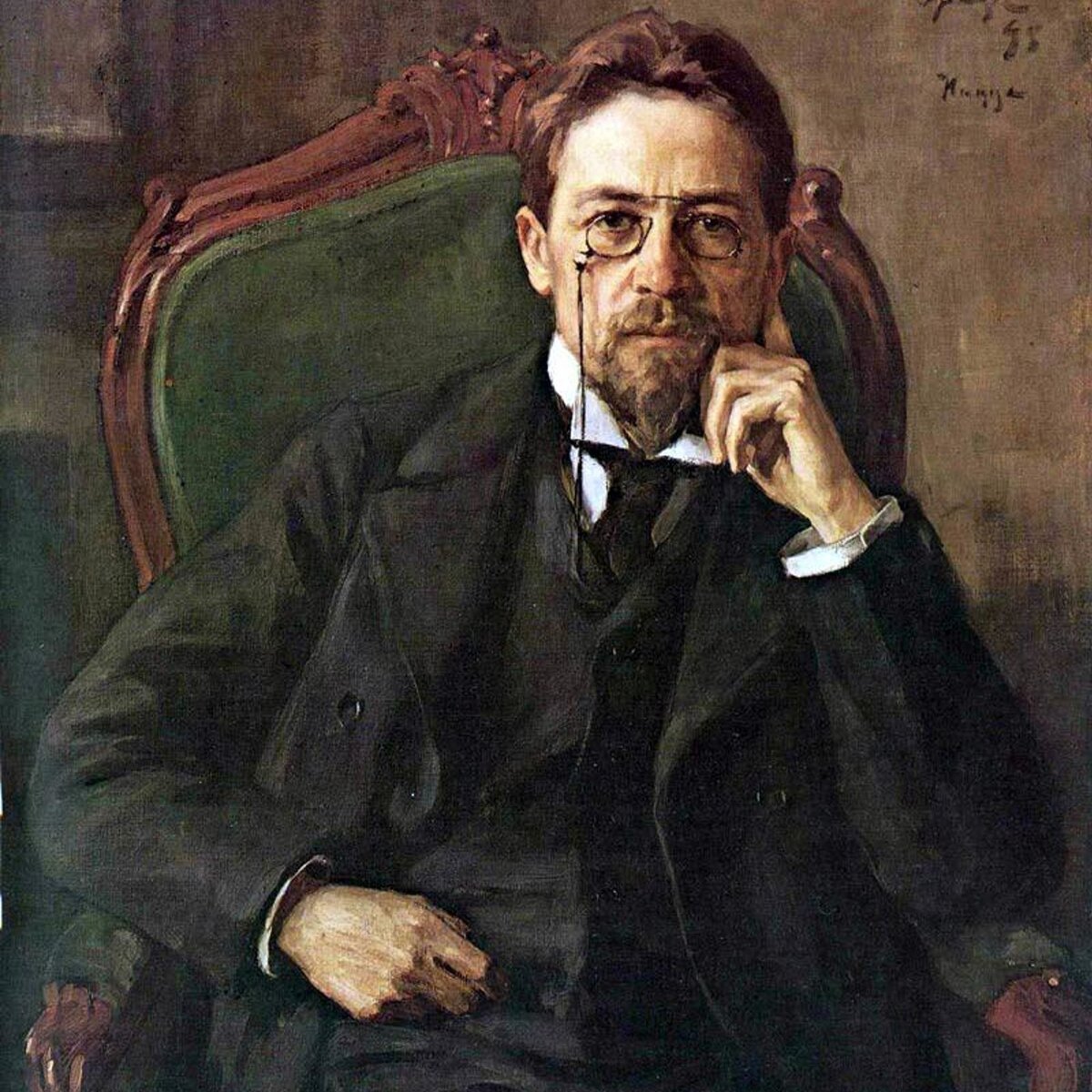 А. П. Чехов. Портрет работы И. Э. Браза, 1898 г.