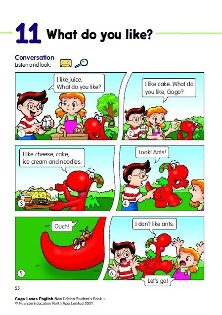 Фрагмент учебника. Взято с сайта http://www.gogolovesenglish.com/