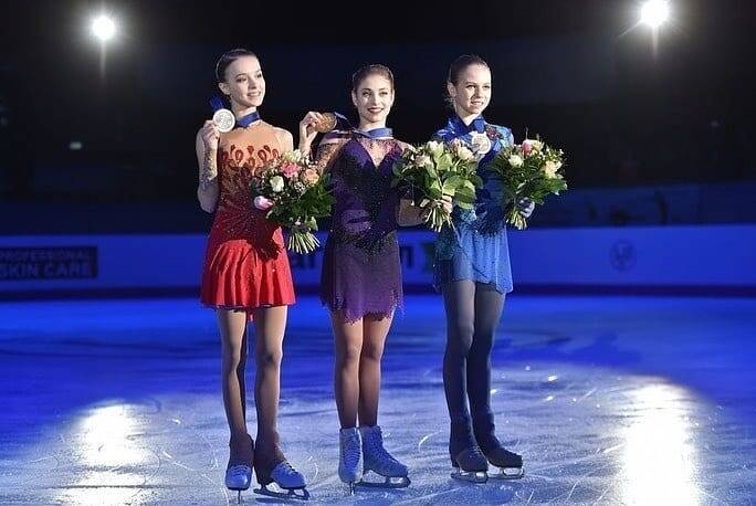 В женском одиночном катании наши спортсменки заняли весь пьедестал. Фото Instagram tutberidze_girls