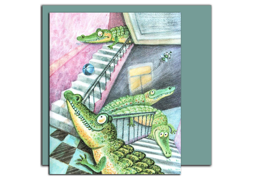 Иллюстрация из книга И. Токмаковой "Где спят рыбки"