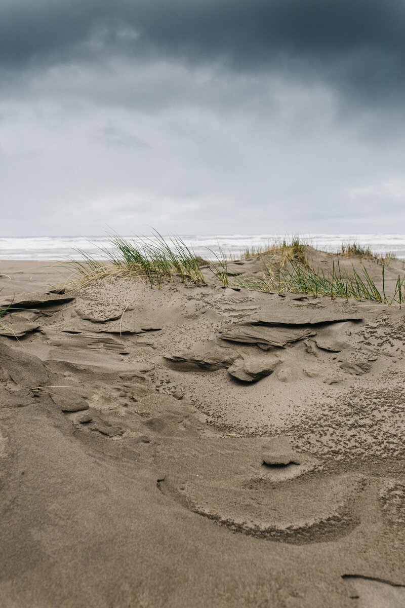 Дюны на пляже Кукао, остров Чилоэ, Чили