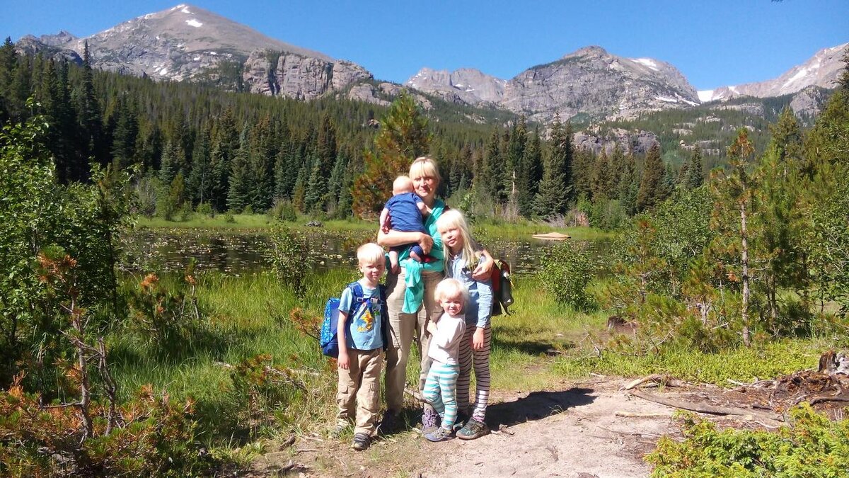 Мы в парке Rocky Mountains в штате Колорадо