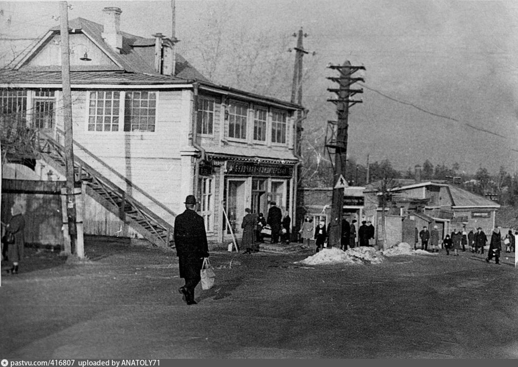 Площадь в Расторгуево, 1970 - 1975 г. Источник: ЖУРНАЛ "ПОДМОСКОВНЫЙ ЛЕТОПИСЕЦ".